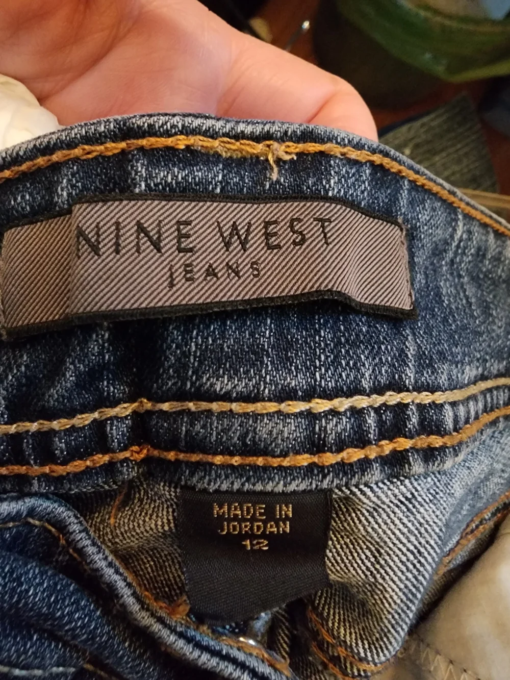 Nine West Women's Blue Boot Cut Jeans